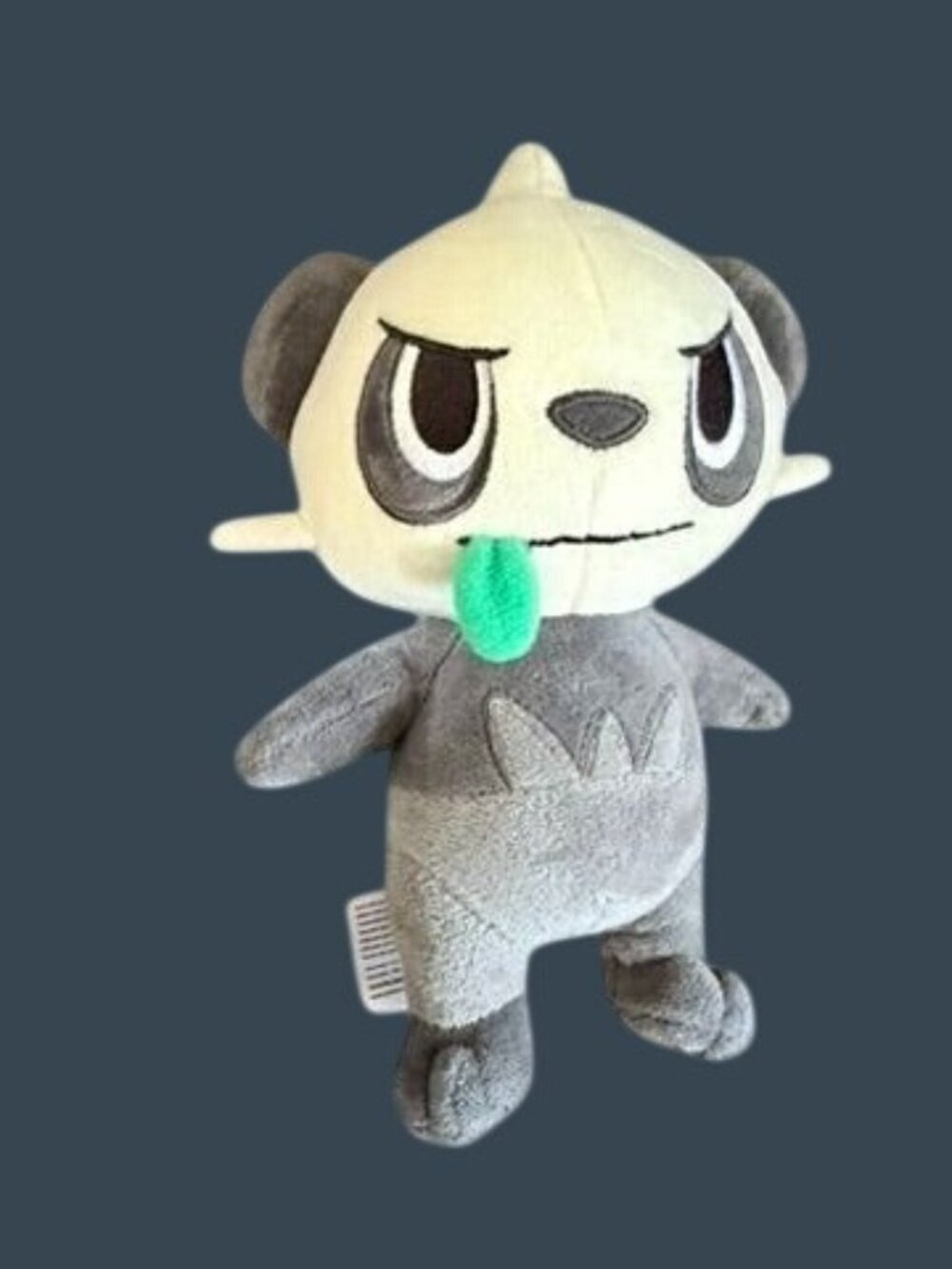 Pokemon Grookey Plush Toy Soft Stuffed Animal Gray & Cream 10" Collectible